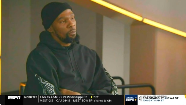  還打多久退役？KD：目前無法預測終點 可能會發(fā)生也可能不會