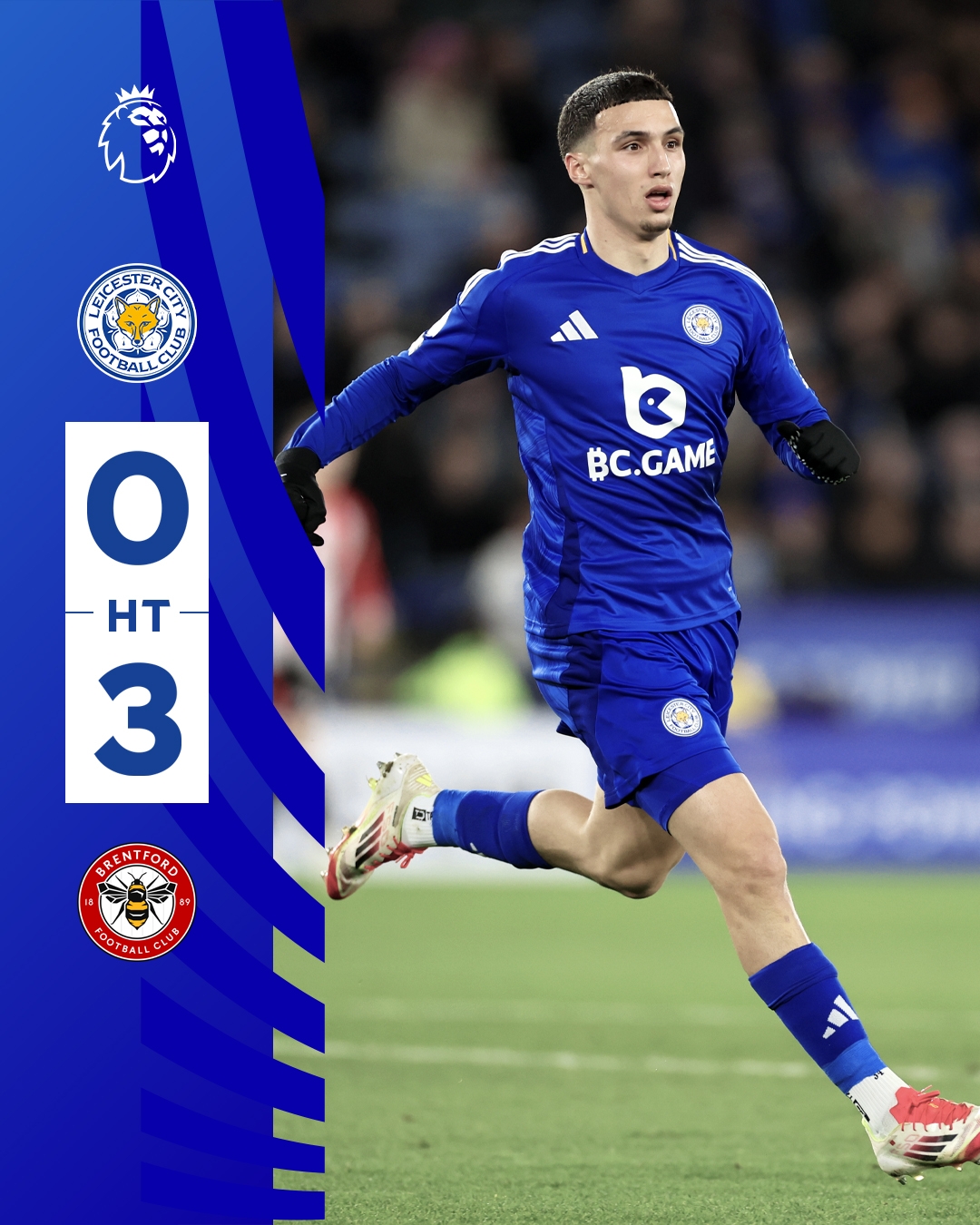  半場0-3！萊斯特若不進(jìn)球輸球，將主場6連敗0進(jìn)球創(chuàng)歷史最糟戰(zhàn)績