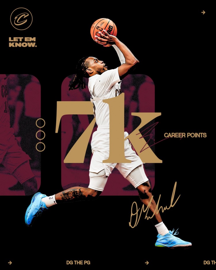  未來可期！加蘭騎士生涯得分達到7000分 隊史第11位！