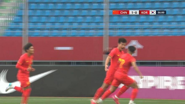  U22國(guó)足1-0韓國(guó)全場(chǎng)數(shù)據(jù)：控球率49%落后韓國(guó)，10射7正領(lǐng)先對(duì)手