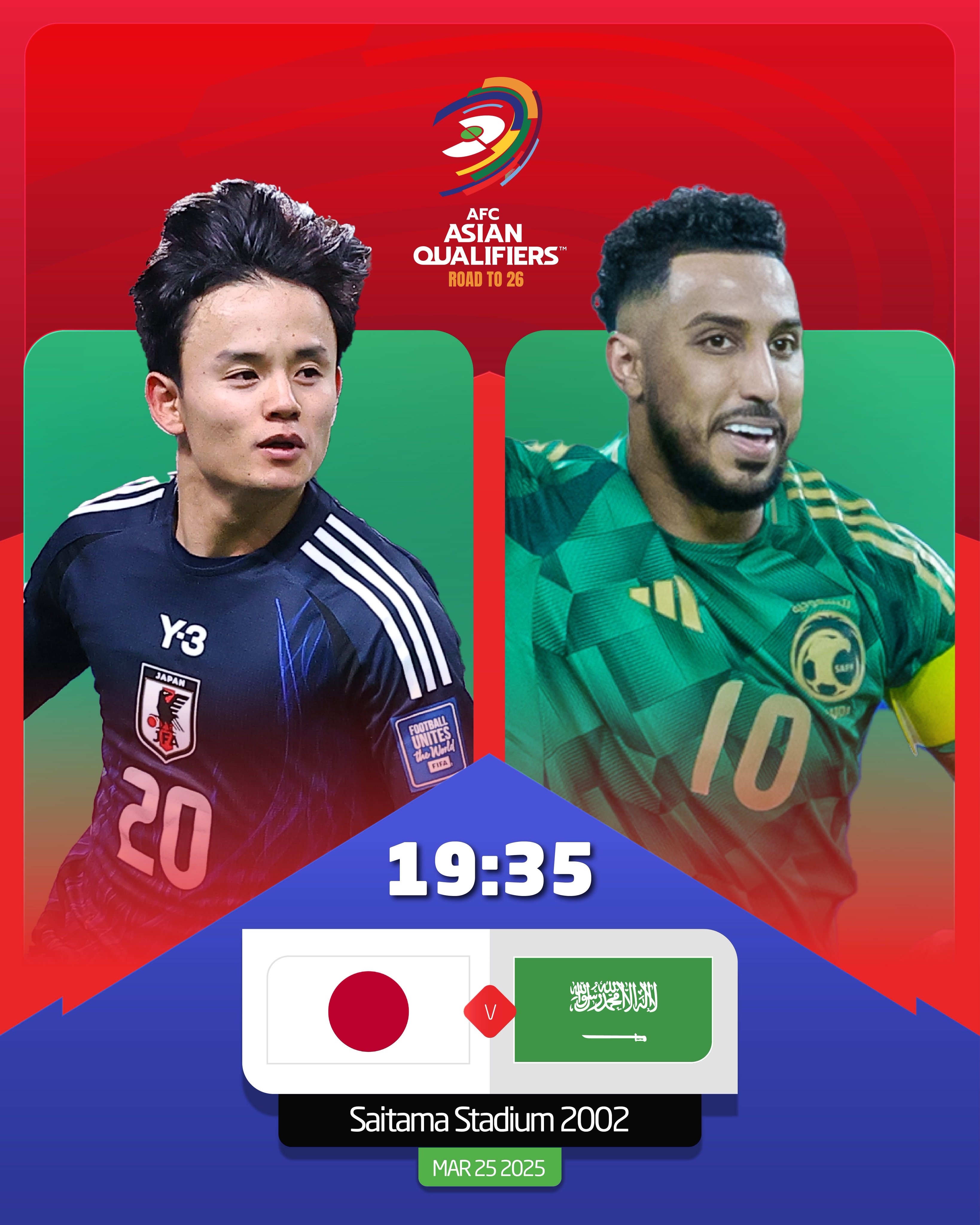  日本vs沙特首發(fā)：久保建英、前田大然、遠(yuǎn)藤航出戰(zhàn)，多薩里先發(fā)